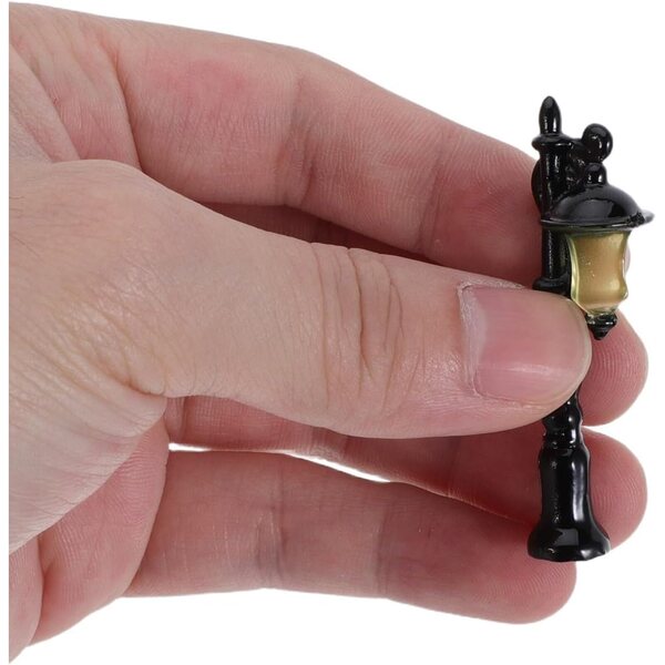Mini Toyvian Deko-Lichter aus Kunstharz, 12 Stück für Gärten und Puppenhäuser