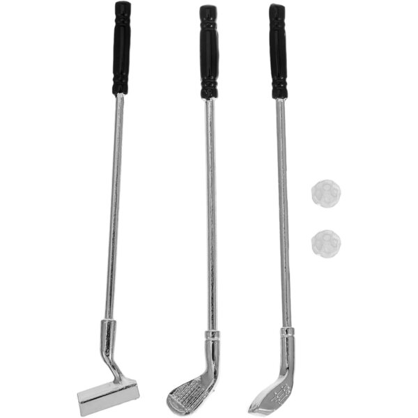 1:12 legering golfschacht miniatuur met ballen voor Toyvian poppenhuis