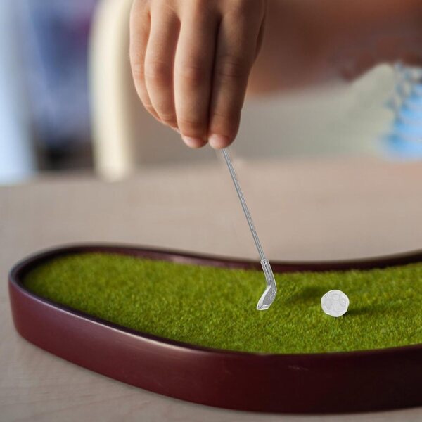 1:12 Legierung Golfschaft Miniatur mit Bällen für Toyvian Puppenhaus