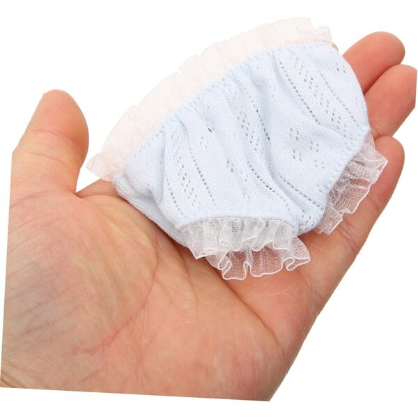 Hemobllo Set mit 2 wiederverwendbaren Mini-Stoffhosen für Puppen, 8 x 6 cm