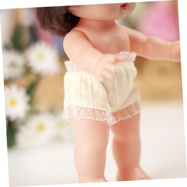 Hemobllo Set mit 2 wiederverwendbaren Mini-Stoffhosen für Puppen, 8 x 6 cm