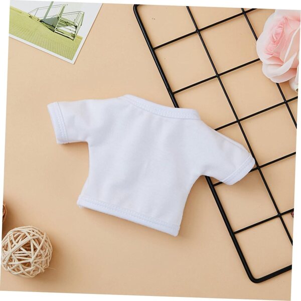 T-shirt Hemobllo Teddy Bear pour poupées de 35 cm, vêtements décoratifs réutilisables