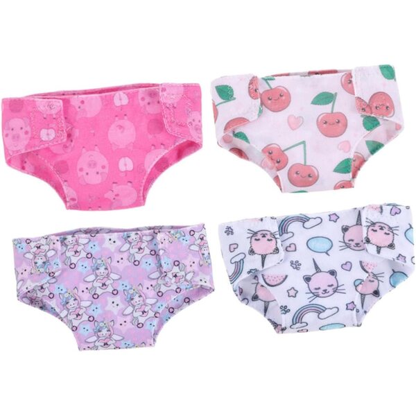 Hemobllo: 4-teiliges Set Stoffunterwäsche für 18-Zoll-Puppen