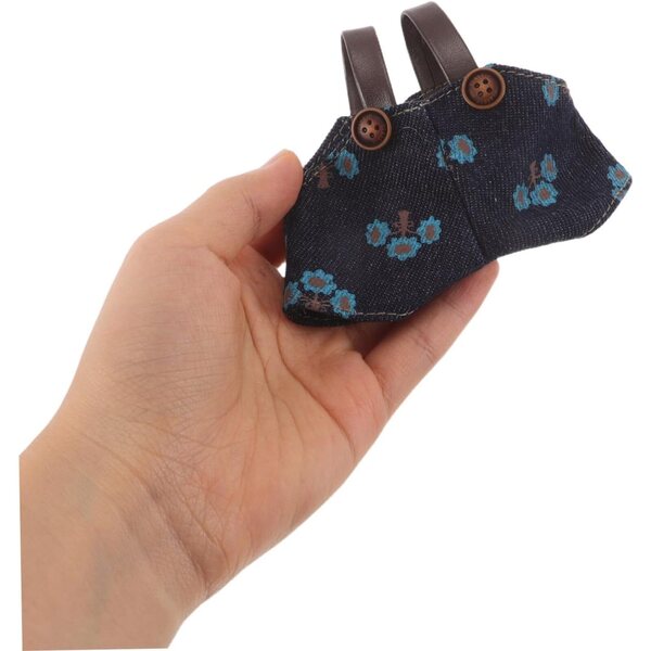 Hemobllo-Set mit 3 Jeanshosen für Puppen und Bären aus weichem Denim-Stoff