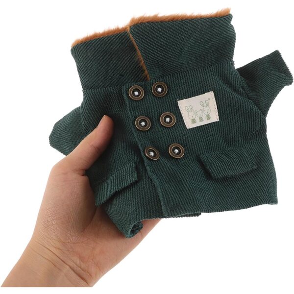 Vestido Militar Hemobllo com Chapéu para Brinquedos de Pelúcia e Bonecos Jogo de Inverno