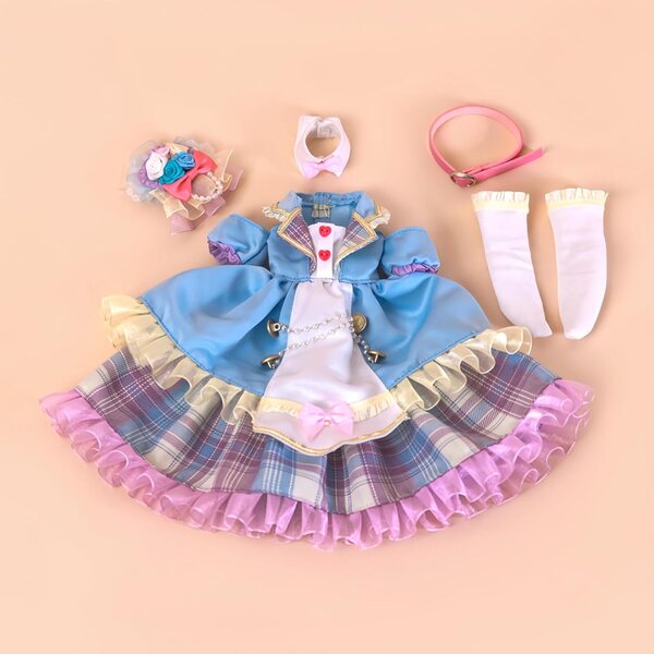 Handgefertigtes Kleid für 1/4-BJD-Puppen, elegant und vielseitig, für viele Anlässe geeignet