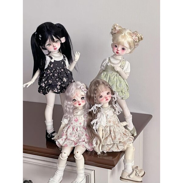 Ropa de muñeca Bjd, Ropa Linda, Vestido Hecho a Mano, Adecuado para muñecas BJD de 11 a 18 Pulgadas (G, 1/6)