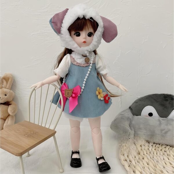 Handgefertigte Kleidung für QGYDYH-Modestil 1/6 Gelenk-BJD-Puppen