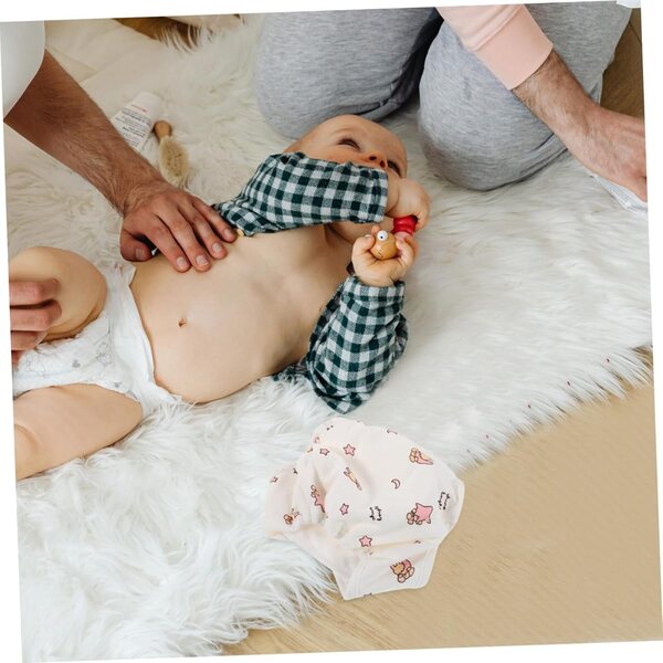 YARNOW 2 pièces couches lavables en coton pour nouveau-nés accessoires pour enfants