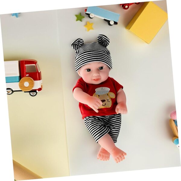 YARNOW Conjunto de Ropa para Muñeca de 10 Pulgadas Sombrero y Pantalón de Algodón, Diseño Moderno y Fácil de Limpiar para Niños en Juegos de rol y Fiestas