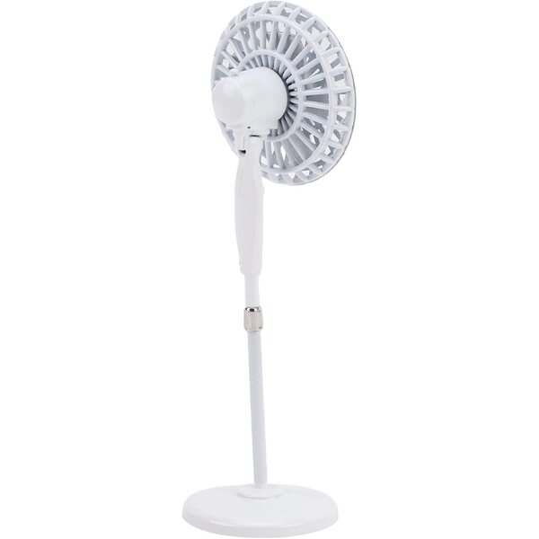 Ventilatore da Pavimento Miniatura 1:12 in Lega Retrò per Casa delle Bambole Hamwesh