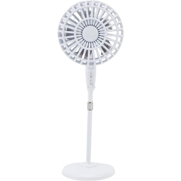 Ventilatore da Pavimento Miniatura 1:12 in Lega Retrò per Casa delle Bambole Hamwesh
