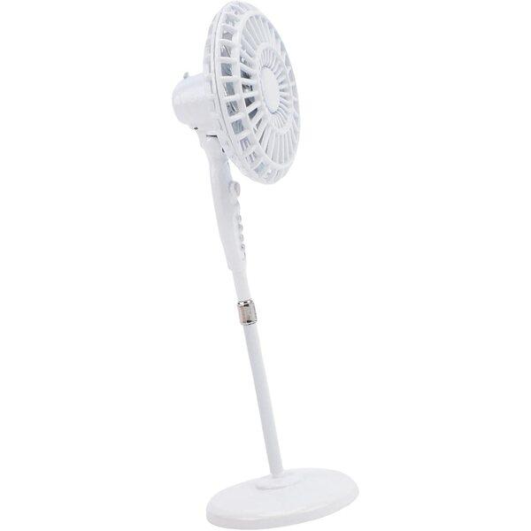 Ventilatore da Pavimento Miniatura 1:12 in Lega Retrò per Casa delle Bambole Hamwesh