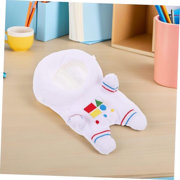 YARNOW Disfraz Astronaut für Puppen – Weißes Kostüm, einfach zu tragen, 17 x 10,5 x 3 cm