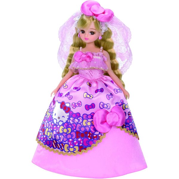 Licca-chan Doll LD-13 Hello Kitty Daisuki Vestido de novia Licca-chan
