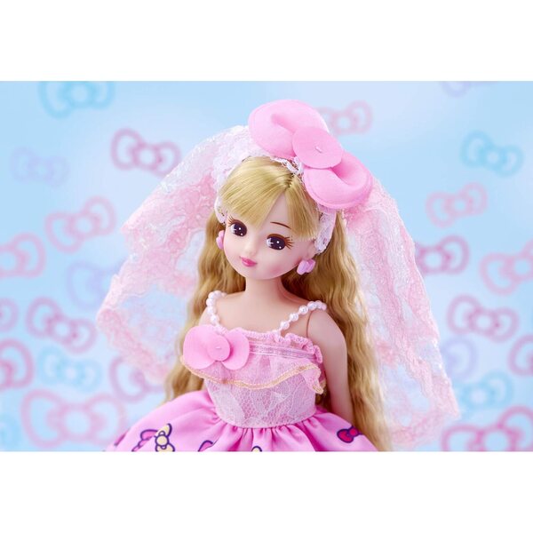 Licca-chan Doll LD-13 Hello Kitty Daisuki Vestido de novia Licca-chan