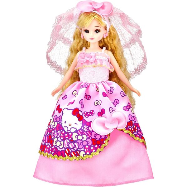 Licca-chan Doll LD-13 Hello Kitty Daisuki Vestido de novia Licca-chan