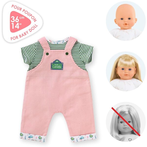 Corolle Camiseta ir Mono 36 cm lėlėms – savaitgalis Paryžiuje, nuo 2 metų