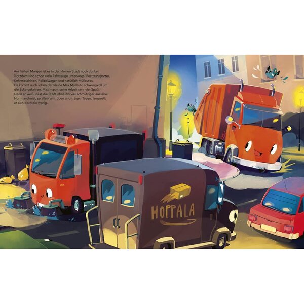 Max Müllauto – Kleine Reifen, großer Held: Kinderbuch auf Deutsch