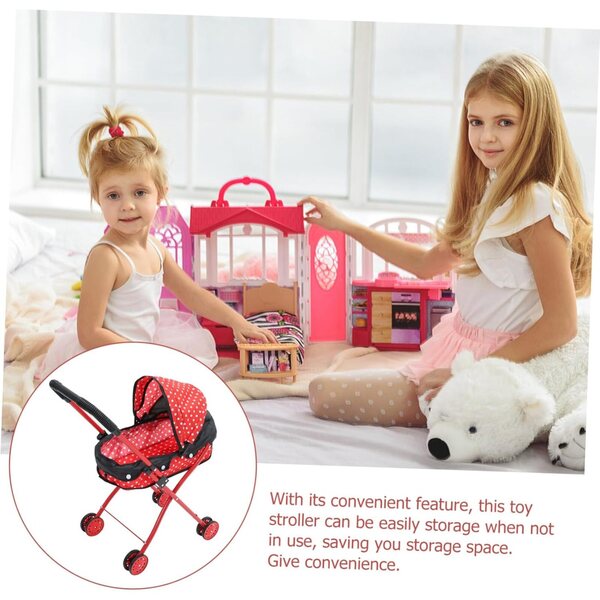 Hemobllo Realistische Puppe Cochettino aus Oxford-Leinwand, Rot, 54 x 25 x 24 cm