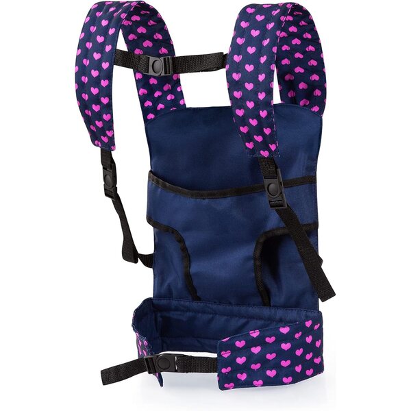 Bayer Design Zwillingsstroller an EasyCarry verstellbare Babyträger fir 46cm feine Poppen