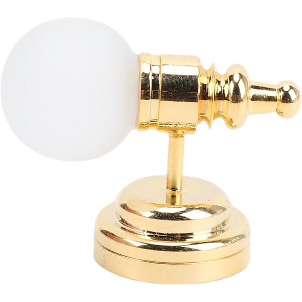 Mini Lampada da Parete LED per Casa delle Bambole 1:12 con Interruttore a Levetta