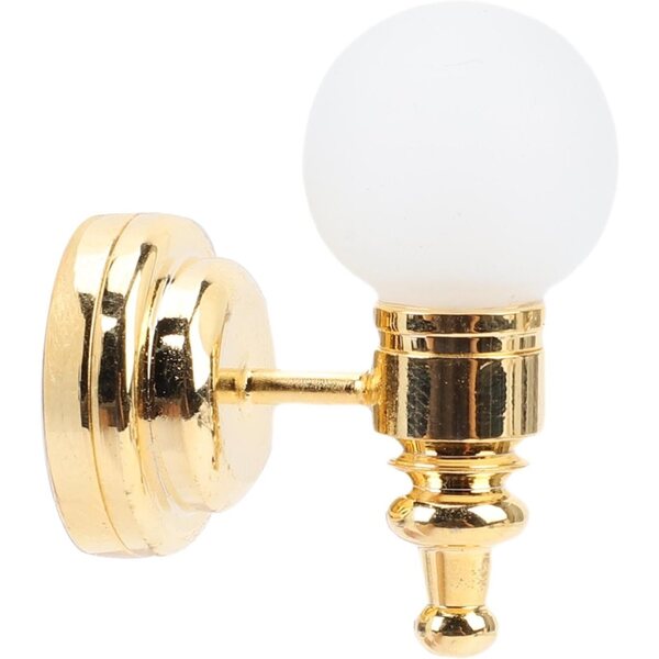 Mini Lampada da Parete LED per Casa delle Bambole 1:12 con Interruttore a Levetta