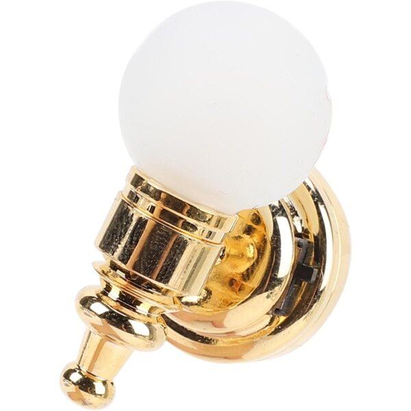 Mini Lampada da Parete LED per Casa delle Bambole 1:12 con Interruttore a Levetta