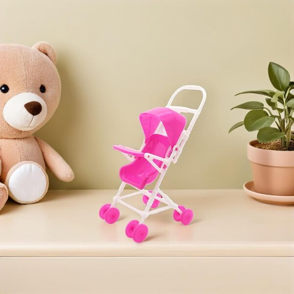 Hemobllo Juego de Cochecito de Muñecas 2 Unidades Mini Cochecito de Simulación Accesorio Decorativo para Casa de Muñecas Material Plástico Adecuado para Niños y Manualidades
