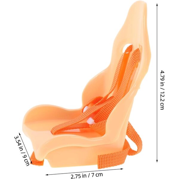 Silla para Muñecas con Clip para Rejilla de Aire Asiento Decorativo Pequeño para Interior de Coche Accesorio Portátil para Peluches Decoración Divertida para Viajes