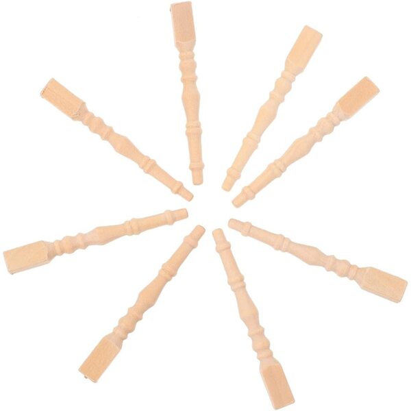 ULTECHNOVO 8 Legs Mini Table for Wooden Dollhouses 1:12 Scale