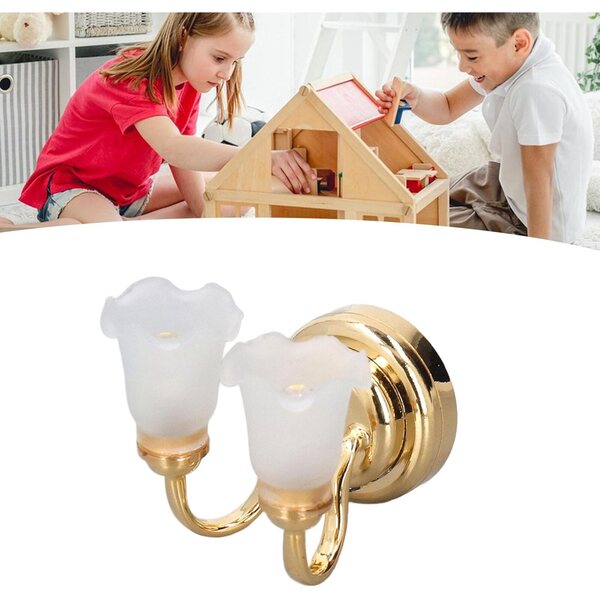 Lampe de table miniature 1:12 Tulip Design pour Dollhouse