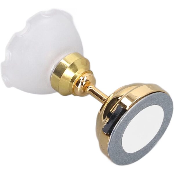 Vintage-LED-Puppenhauslampe im Maßstab 1:12 mit Blumenmuster