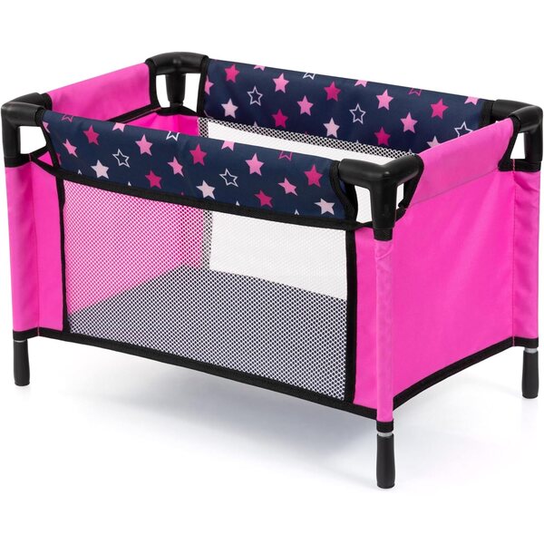 Bayer Design 63216AB Trona para muñecas, Cama para muñecos, Bolsa, Peto, Accesorios para muñecas, Set de Juego
