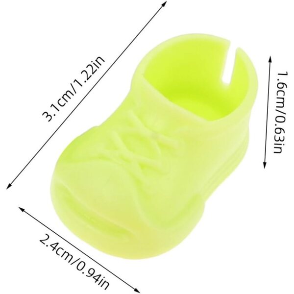 YARNOW 40 Pares Miniaturschuhe für bunte Puppen, Puppenhauszubehör