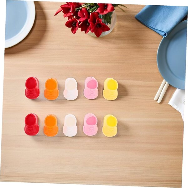 YARNOW 40 Pares Miniaturschuhe für bunte Puppen, Puppenhauszubehör