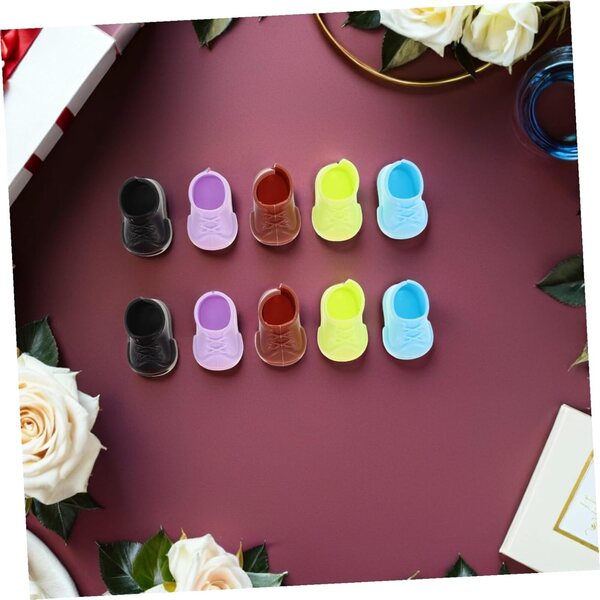 YARNOW 40 Pares Miniaturschuhe für bunte Puppen, Puppenhauszubehör