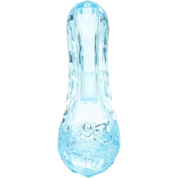 Mini Zapato vu Blue Crystal Dekorative Fersen fir Meedercher an Heem 9,5x7,5 cm