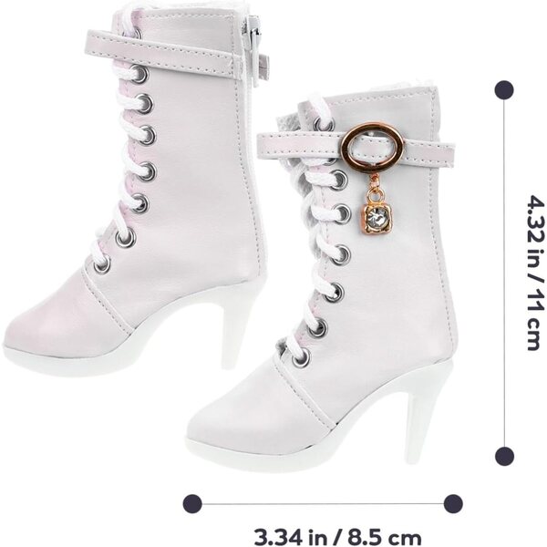 Hemobllo Miniatur-High-Heel-Schuhe für 60-cm-Puppen, Modeaccessoires
