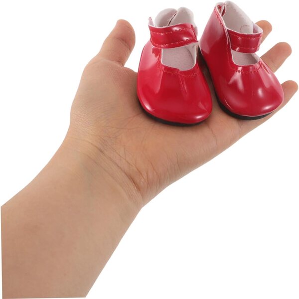 YARNOW Synthetikschuhe für 18-Zoll-Puppen, Set mit 2 Paaren, einfach zu bedienen und bequem