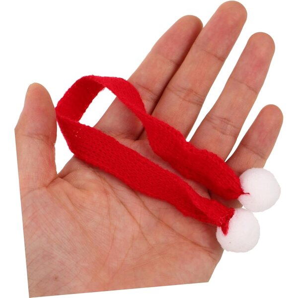 YARNOW 40 Piezas Trazje de Vestir de Navidad Ropa de muñeca navideña Mini Ropa de muñeca Mini Sombreros de Navidad