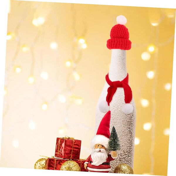 YARNOW 40 Piezas Trazje de Vestir de Navidad Ropa de muñeca navideña Mini Ropa de muñeca Mini Sombreros de Navidad