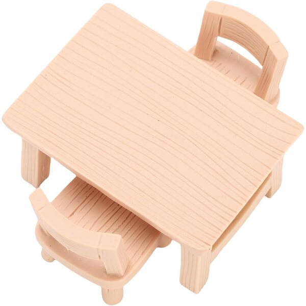 1/12 Schaal Dollhouse Miniatuur Hars Tafel Stoel Set