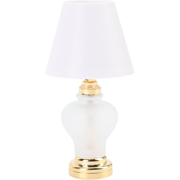 Lampada LED Miniatura Casa delle Bambole 1:12, Luce Soffusa, Altezza 7 cm