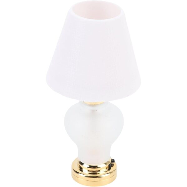 Lampada LED Miniatura Casa delle Bambole 1:12, Luce Soffusa, Altezza 7 cm