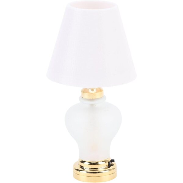 Lampada LED Miniatura Casa delle Bambole 1:12, Luce Soffusa, Altezza 7 cm