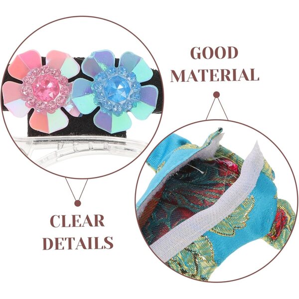 Hemobllo 4 Juegos Babydoll Cheongsam Vestido Chino para Muñecas de Accesorios para Ropa Infantil para Decoración