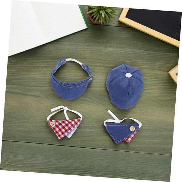 Hemobllo 12 Piezas Accesorios para Disfraces de Muñecas Bufandas Triangulares Miniboinas de Verano para Muñecas Ropa de Juguete Decoraciones para Fiestas