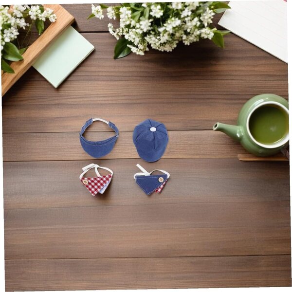 Hemobllo 12 Piezas Accesorios para Disfraces de Muñecas Bufandas Triangulares Miniboinas de Verano para Muñecas Ropa de Juguete Decoraciones para Fiestas