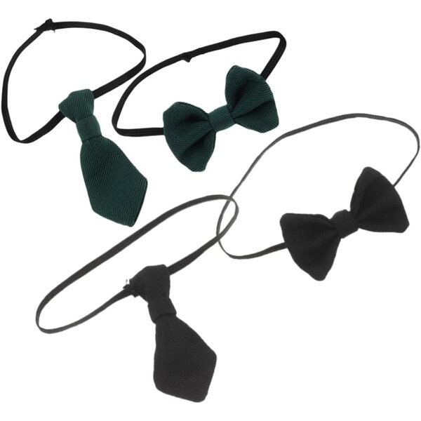 Hemobllo Mini cravates et nœuds papillons pour accessoires de décoration en tissu pour poupées